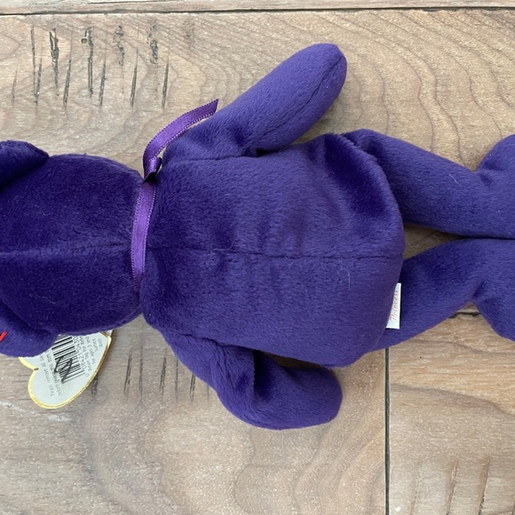 Tags Attached Princess Diana Ty Beanie Baby "Princess" Teddy Bear - Picture 8 of 8